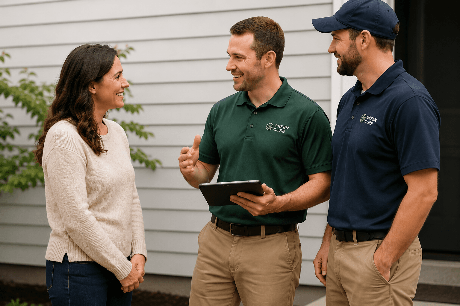 Zach and Tony, owners of Green Core Heating & Air